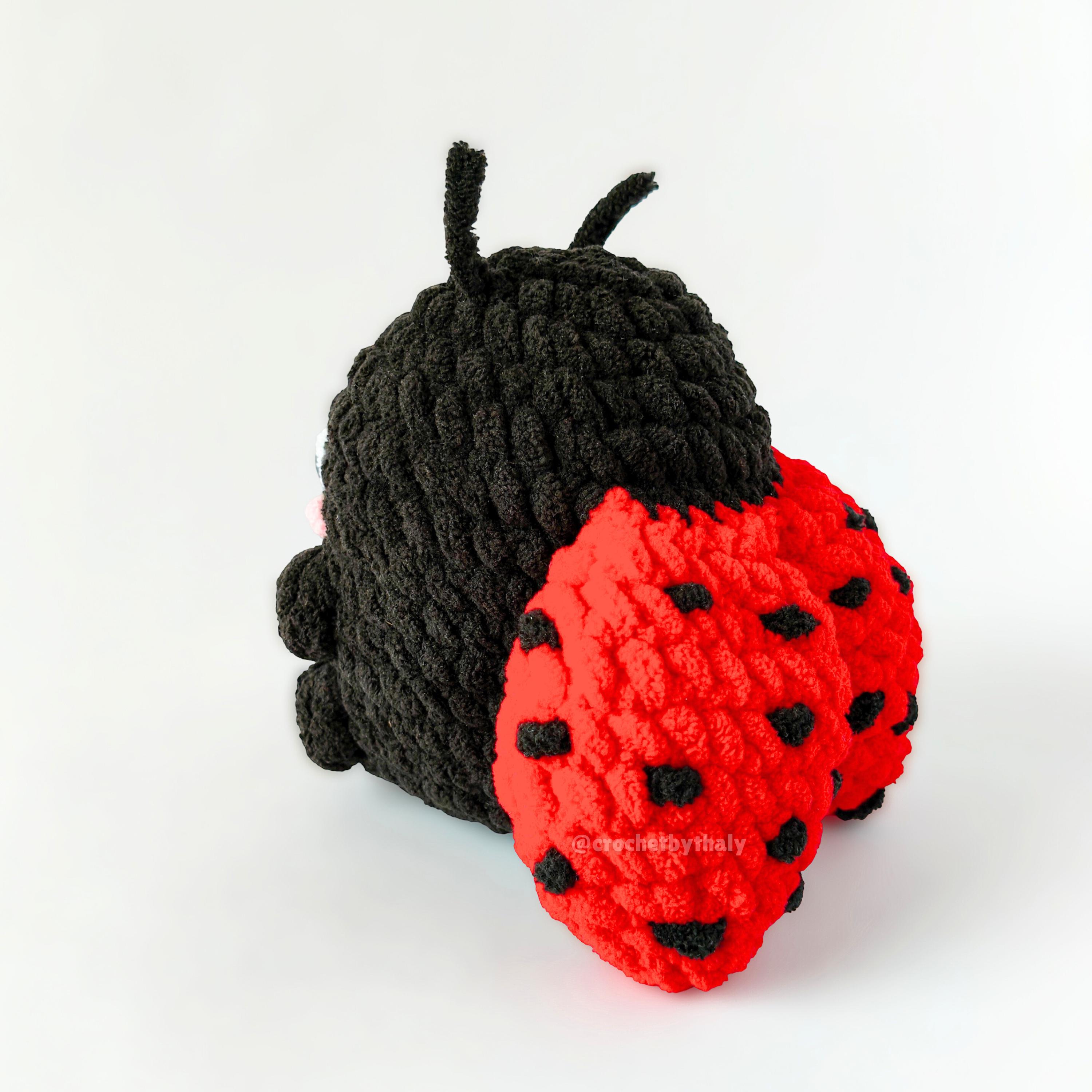 手編み、手作りてんとう虫です。 手編み、手作りてんとう虫です。 かぎ針編みのてんとう虫編みぐるみの