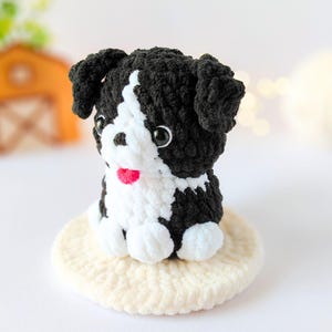 No-Sew Border Collie Dog Crochet Pattern – Puppy Amigurumi (PDF) image 4