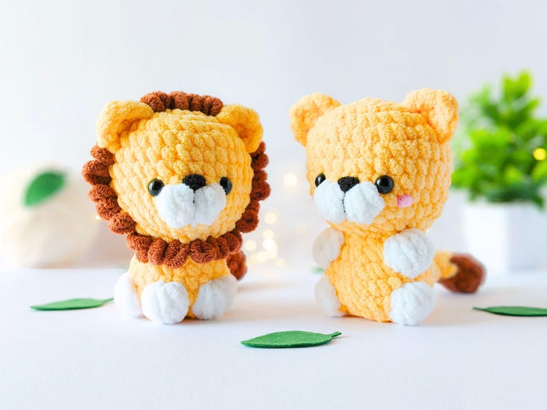 14 in 1 - Safari Häkelanleitung - Amigurumi ohne sew (PDF) Bild 5