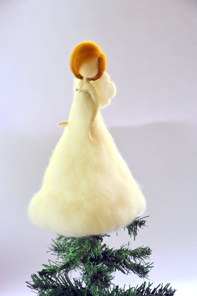 Angel Christmas Tree Topper Winter Home Decoration Etsy