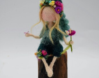 Needle Felted Fairy Doll