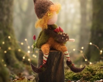 Needle Felted Fairy Doll