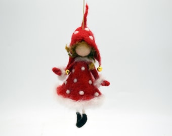 Needle-Felted Christmas Ornament