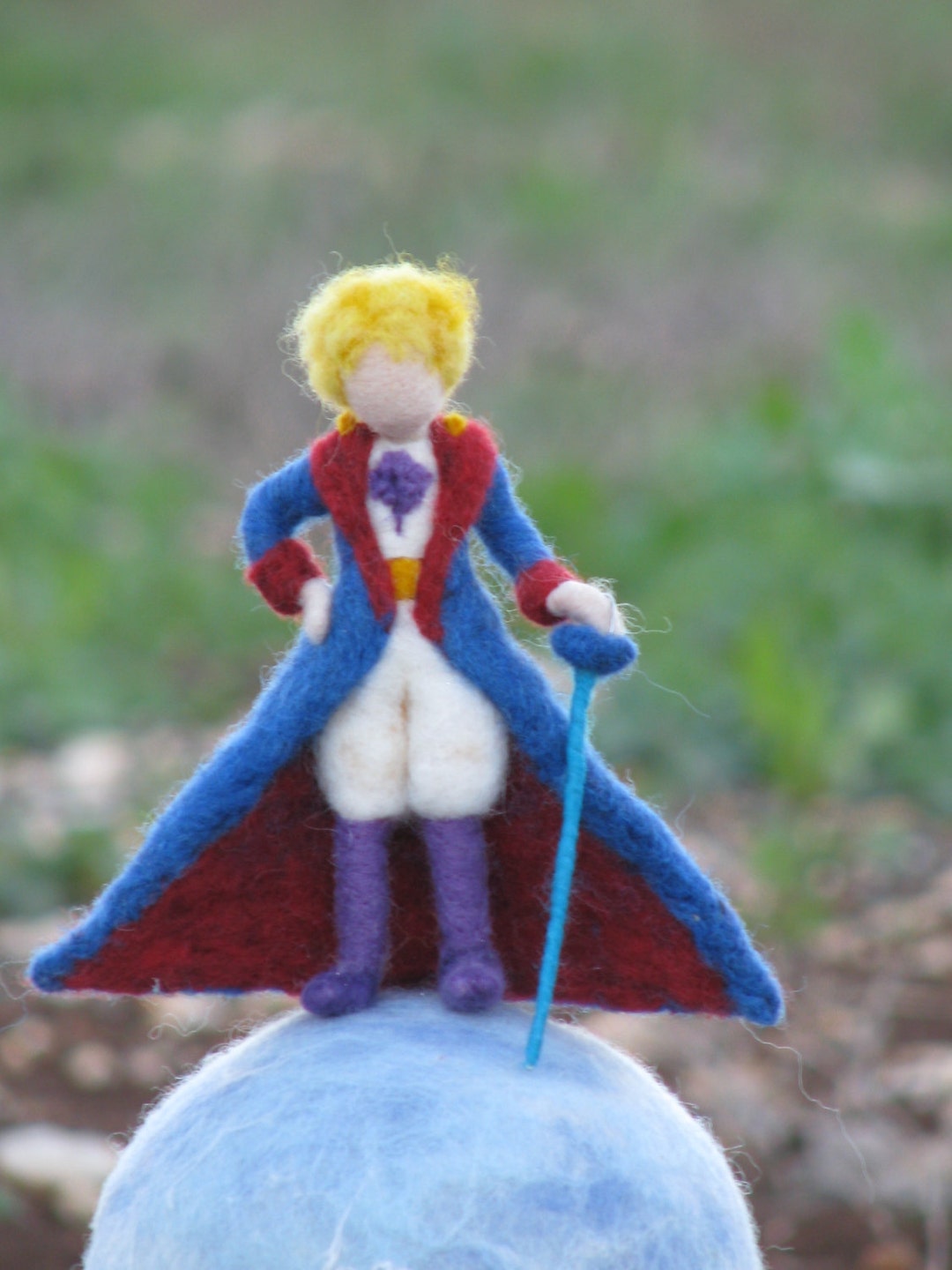 Hazelnut Prince Felt Doll