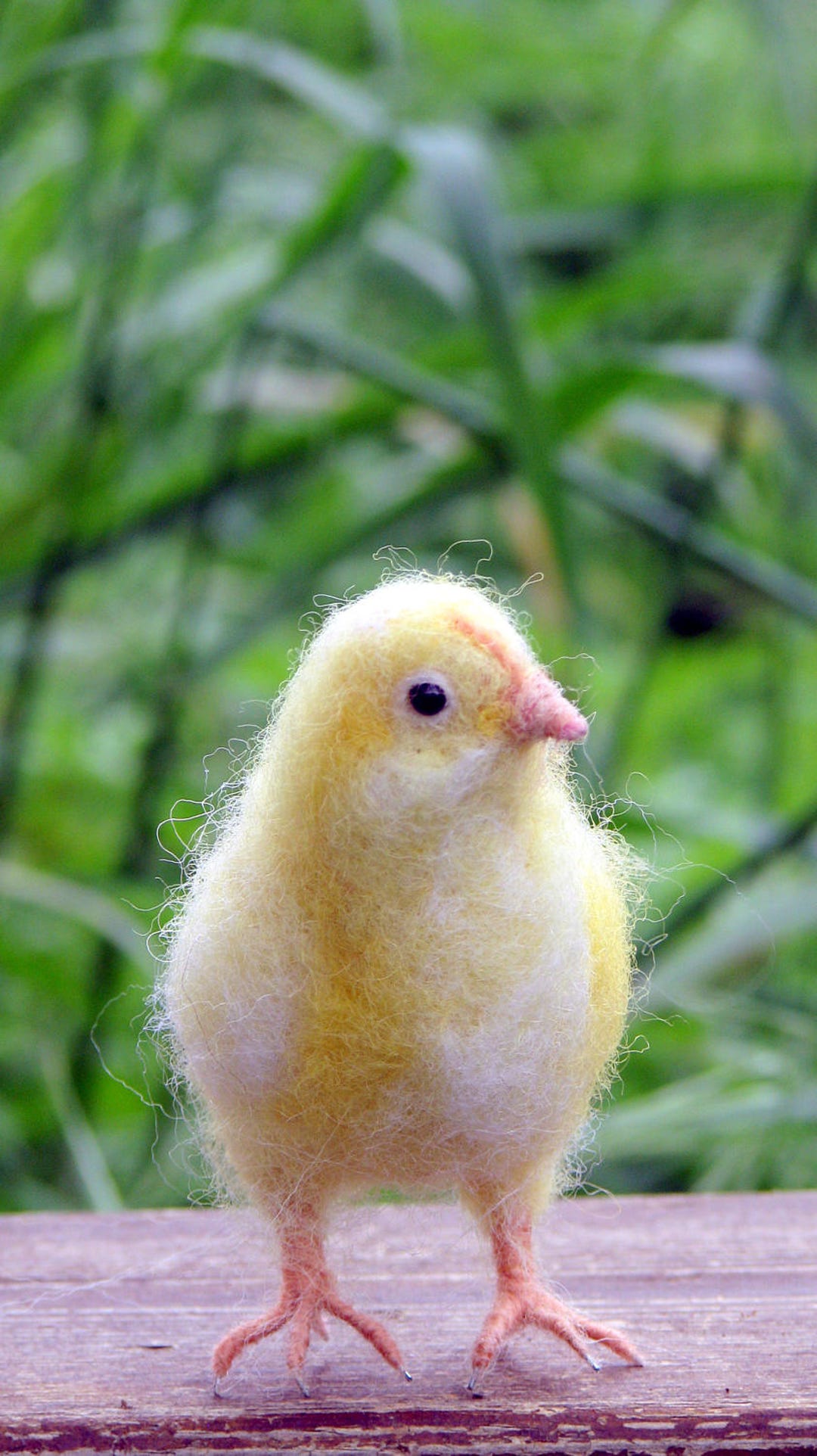 Needle Felted Yellow Chick Spring Home Decoration Easter Etsy