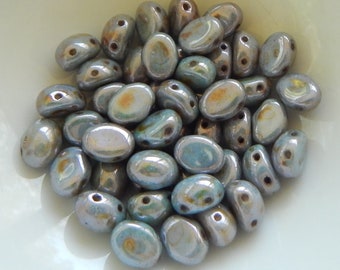 6x8mm Glass Pearl Oval Spacer Loose Beads Jewelry Making