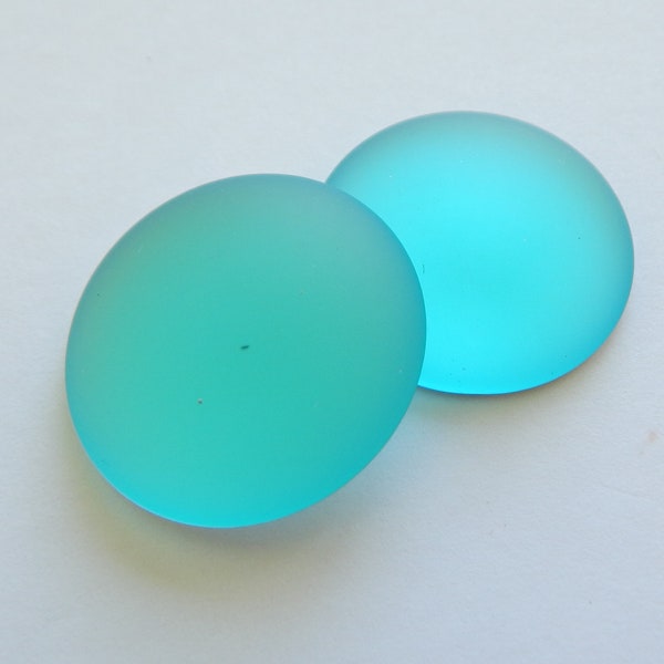 24mm Lunasoft Cabochon - Spearmint - Quantity 1 - Luna Lucite Cabochon