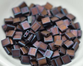 5MM Tila 5 grams Beads Matte Dark Raspberry Iris Miyuki No. 2005