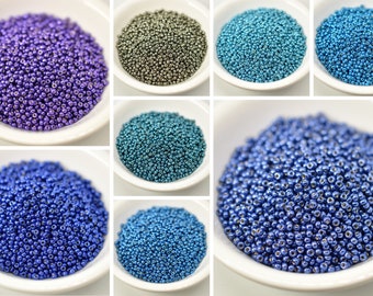 10 grams - 11/0 Miyuki Japanese Seed Beads - Duracoat Galvanized No. 5110 - 5117, Choose Color