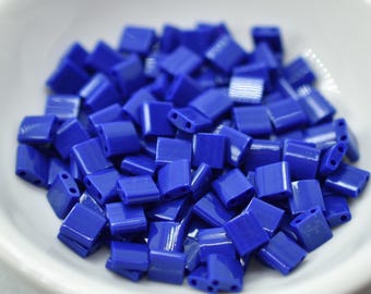 5MM Tila 5 grams Beads Opaque Cobalt Miyuki No. 414
