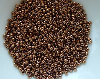 11/o TOHO Seed Beads Metallic Bronze 25 grams No. 221