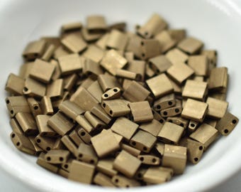 5MM Tila 5 grams Beads Matte Dark Bronze Miyuki No. 2006