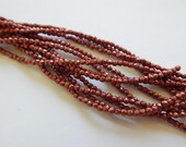 100 Beads - 2mm Fire Polished Faceted - Saturated Metallic Valiant Poppy - Czech Glass