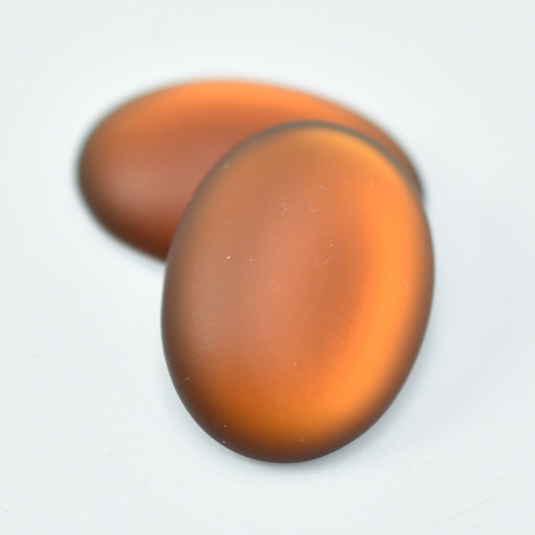 18.5x13.5mm Oval Lunasoft Cabochon - Root Beer, Copper
