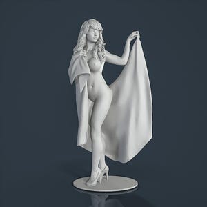 Figure unpainted painted collectible resin Woman Girl 1/18 1/24 1/32 1/43...