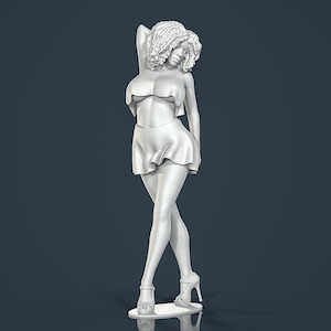 Figure unpainted painted collectible resin Woman Girl 1/18 1/24 1/32 1/43...