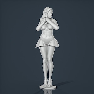 Figure unpainted painted collectible resin Woman Girl 1/18 1/24 1/32 1/43...