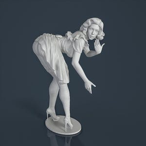 Figure unpainted painted collectible resin Woman Girl 1/18 1/24 1/32 1/43...