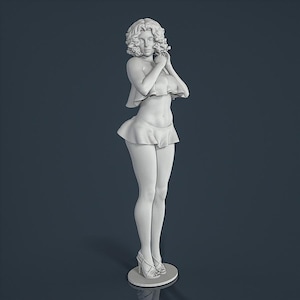 Figure unpainted painted collectible resin Woman Girl 1/18 1/24 1/32 1/43...