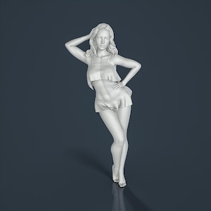Figure unpainted painted collectible resin Woman Girl 1/18 1/24 1/32 1/43...
