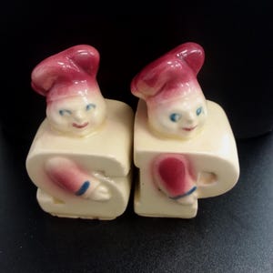 Swanee Pottery Chubby Koch Salz und Pfeffer Streuer