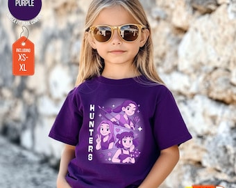 Camiseta Kpop Demon Hunters: Jinu Manga, Huntrix Pin, Demon Hunter, Saja