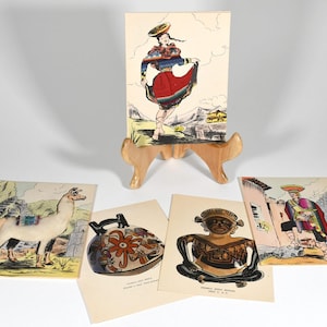 Vintage Peruvian Souvenir Greeting Cards