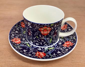 Dunoon William Morris Medway Chintz Pattern Cup and Saucer