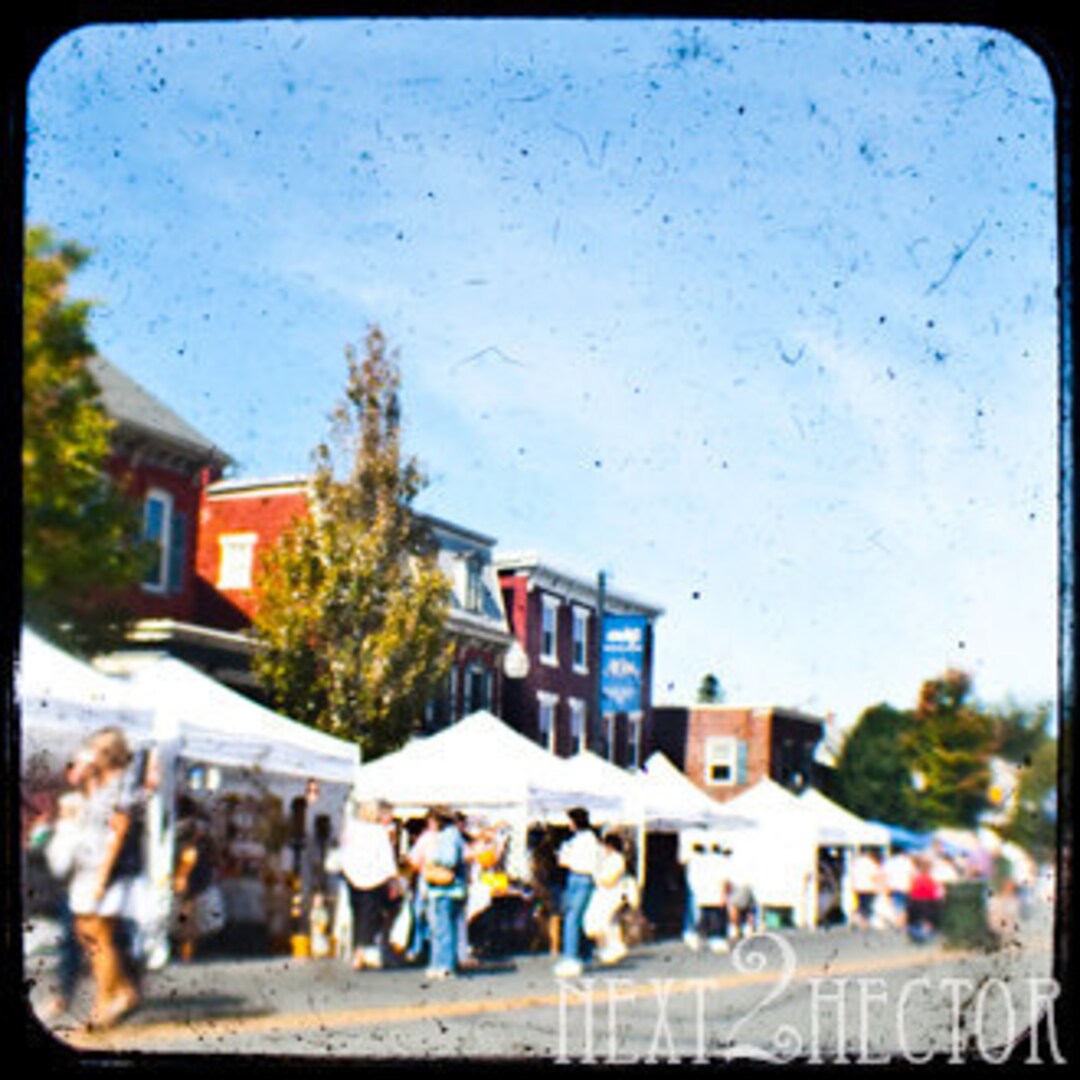 Ephrata PA Craft Fair 5x5in Through the Viewfinder Etsy