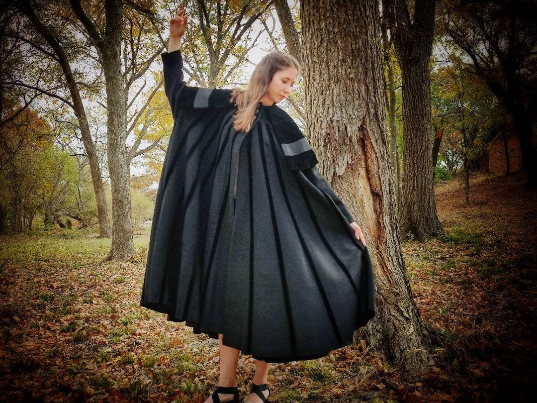 中華のおせち贈り物 Size S/M Lilli Ann Black Trapeze Swing Coat, 1950s Mid ジャケット・アウター