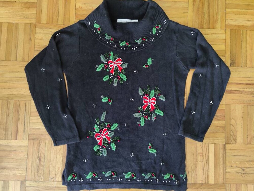 Size S/M/L Ugly Christmas Sweater Cowl 
