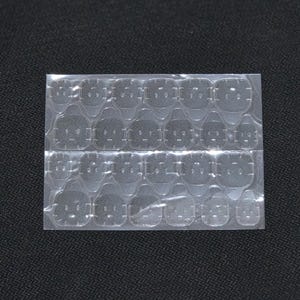 Transparent Nail Adhessive Tabs | Double Sided Sticky Gel Tabs  for Press On Nails | Reusable Nail Glue Stickers | 5 Sheets (120 pieces)