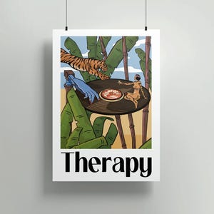 Therapy - Poster, Stampa artistica, Illustrazione, Arte decorativa murale