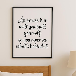wall art; wall quote; inspirational quote poster; personalized gifts; quote poster; motivational poster