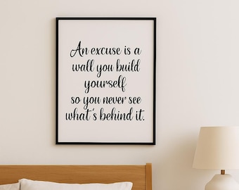 wall art; wall quote; inspirational quote poster; personalized gifts; quote poster; motivational poster