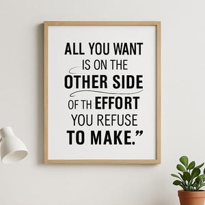 wall art; wall quote; inspirational quote poster; personalized gifts; quote poster; motivational poster
