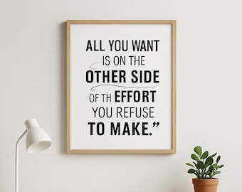wall art; wall quote; inspirational quote poster; personalized gifts; quote poster; motivational poster