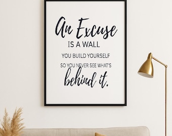 wall art; wall quote; inspirational quote poster; personalized gifts; quote poster; motivational poster