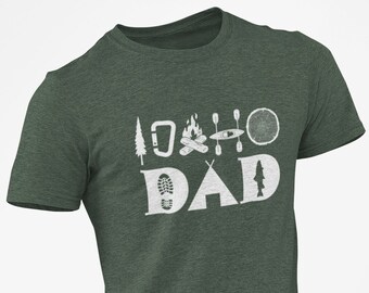 Idaho Dad T-Shirt| Idaho Gift| Gift For Dad| Father's Day Gift Idea| Men's Graphic Tee| Unisex| Forest Green| 208 Tee| 208 Supply Co