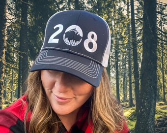 208 Supply Co Trucker Hat| Idaho hat| Idaho themed| Idaho themed gifts| realtor gift idea| richardson 112| snapback| cap