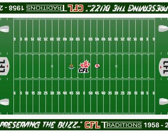 CFL Traditions 1958 - 2026 ELECTRIC FOOTBALL Game Board