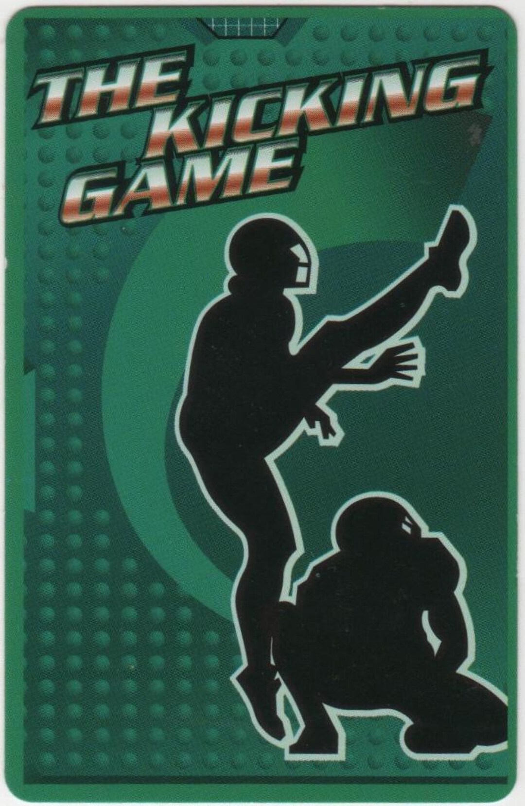 The Kicking Game - Kick Placement Cards for Electric Football - Etsy