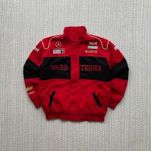 F1 Mercedes McLaren Vintage Racing Embroidered Jacket