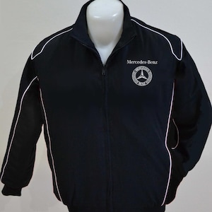 F1 Mercedes Vintage Racing Printed Jacket