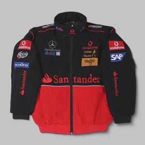 F1 Mercedes Vintage Racing Embroidered Jacket