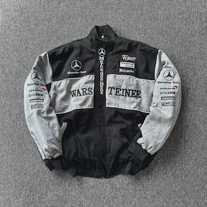 F1 Mercedes Benz Vintage Racing Embroidered Jacket