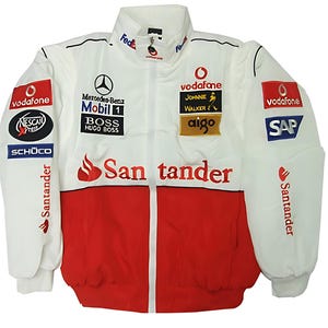 F1 Mercedes Vintage Racing Embroidered Jacket