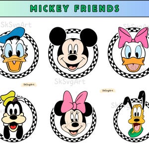 Mouse Friends PNG Bundle: Family Trip Clipart (Digital Download)