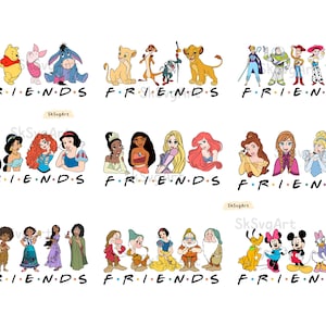 Friends Png Bundle, Princess Png, Toy Story Png, Lion King Png, Family Trip Png, Friends Clipart, Family Vacation Png, Magic Kingdom Png
