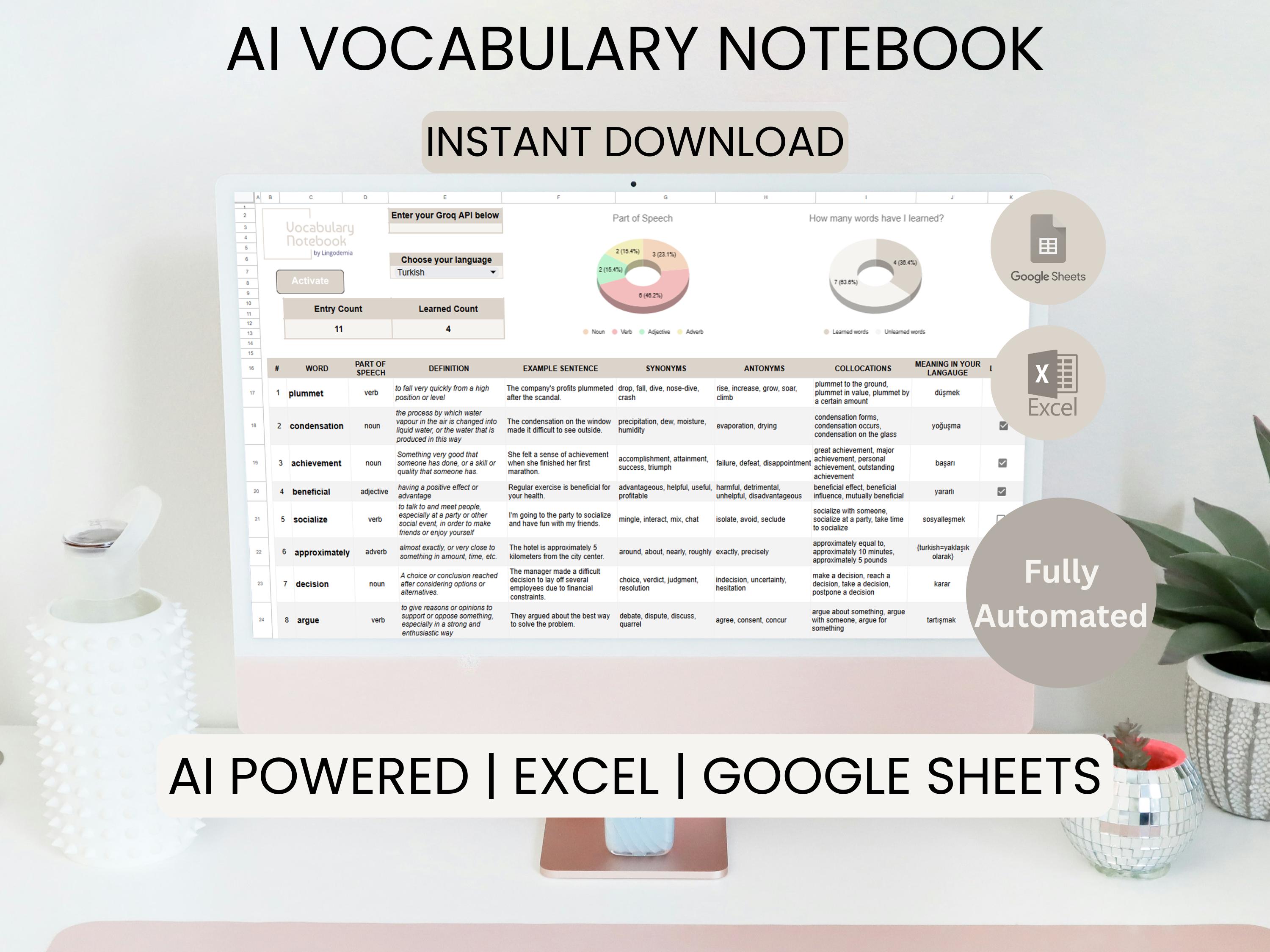 Gradebook excel - Etsy France